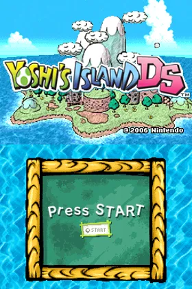 Yoshi's Island DS (USA) (Demo) (Kiosk) screen shot title